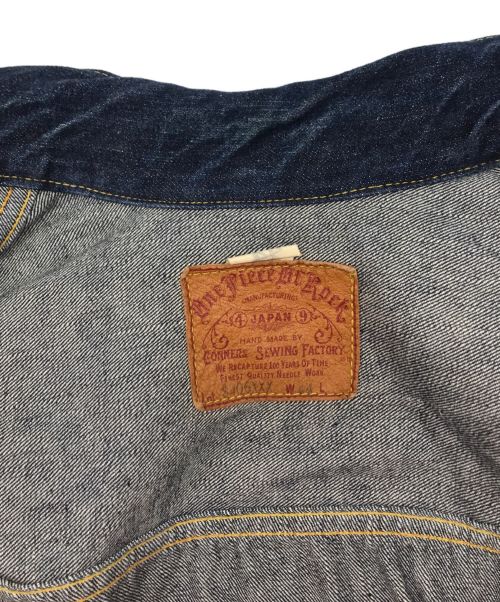 one piece of rock（ワンピースオブロック）one piece of rock (ワンピースオブロック) シンチバックデニムジャケット インディゴ サイズ:44の古着・服飾アイテム