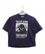 TIGHTBOOTH PRODUCTIONタイトブースプロダクション）の古着「HAND SIGN T-SHIRT」｜パープル