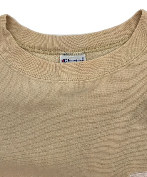 Champion REVERSE WEAVE（チャンピオン リバース ウィーブ）Champion REVERSE WEAVE (チャンピオン リバースウィーブ) 90’S リバースウィーブスウェット ベージュ サイズ:XX-LARGEの古着・服飾アイテム