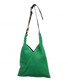 A + TOKYO（エープラス トウキョウ）の古着「TRIANGLE TOTE」｜グリーン