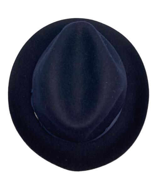 BORSALINO（ボルサリーノ）BORSALINO (ボルサリーノ) ウールハット ネイビー サイズ:59の古着・服飾アイテム