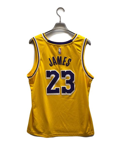 NIKE（ナイキ）NIKE (ナイキ) NBAゲームシャツ イエロー×パープル サイズ:XLの古着・服飾アイテム