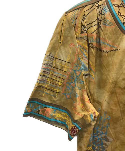 LEONARD（レオナール）LEONARD (レオナール) 総柄ワンピース ベージュ サイズ:Lの古着・服飾アイテム