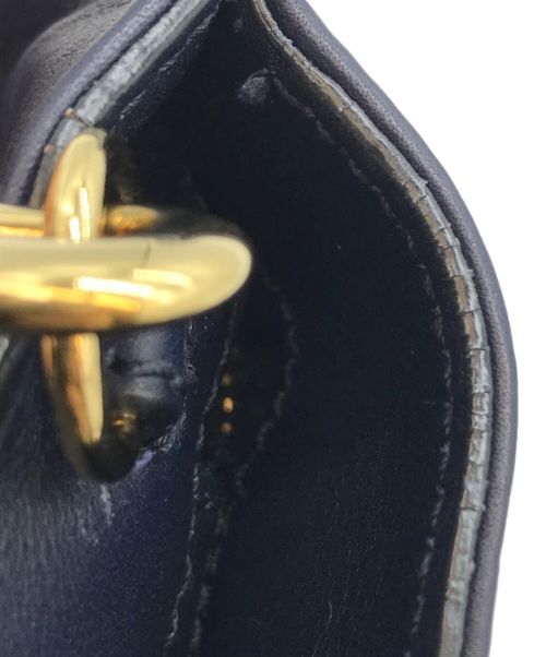 Salvatore Ferragamo（サルヴァトーレ フェラガモ）Salvatore Ferragamo (サルヴァトーレ フェラガモ) ソフィア ミディアム2WAYバッグ ネイビーの古着・服飾アイテム
