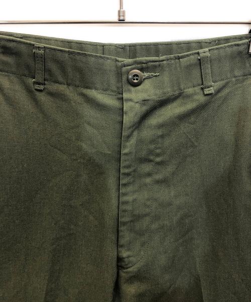 US ARMY（ユーエスアーミー）US ARMY (ユーエスアーミー) UTILITY TROUSERS オリーブ サイズ:34×31の古着・服飾アイテム