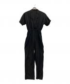 Whim Gazetteウィムガゼット）の古着「オープンカラージャンプスーツ」｜ブラック