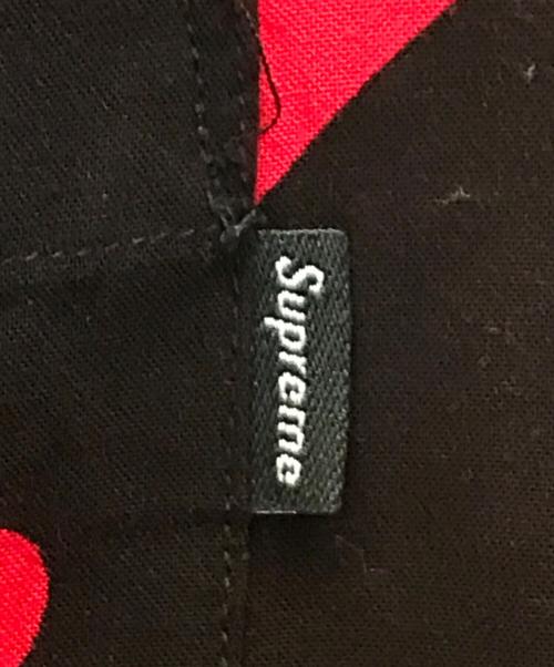 SUPREME（シュプリーム）Supreme (シュプリーム) Hearts Rayon Shirt ブラック サイズ:Lの古着・服飾アイテム