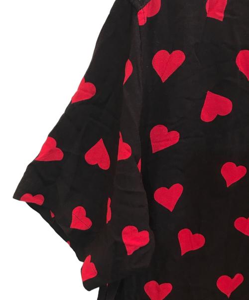 SUPREME（シュプリーム）Supreme (シュプリーム) Hearts Rayon Shirt ブラック サイズ:Lの古着・服飾アイテム