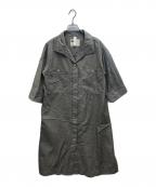 MHLエムエイチエル）の古着「HIGHCOUNT COTTON END ON END」｜グレー