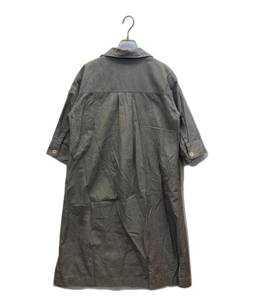 MHL（エムエイチエル）MHL (エムエイチエル) HIGHCOUNT COTTON END ON END グレー サイズ:1の古着・服飾アイテム