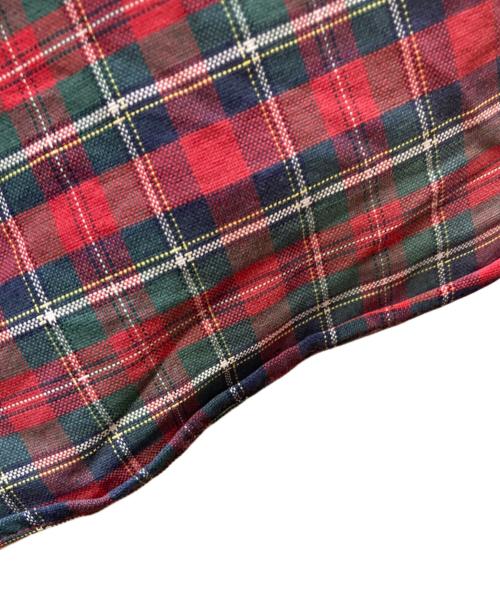 RRL（ダブルアールエル）RRL (ダブルアールエル) ボタンダウンチェックシャツ レッド サイズ:Sの古着・服飾アイテム