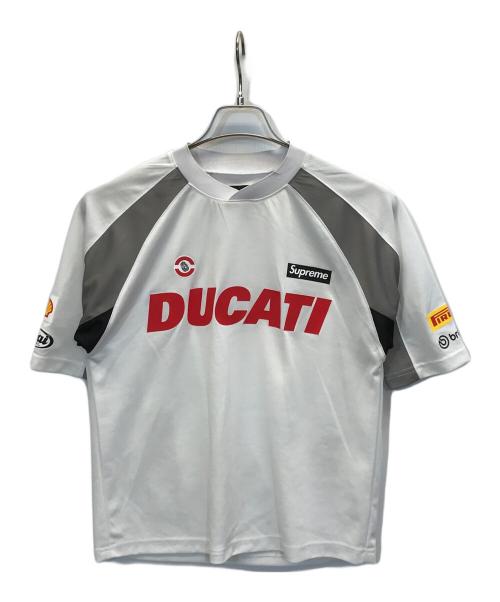 SUPREME（シュプリーム）SUPREME (シュプリーム) DUCATI (ドゥカティ) 24SS Soccer Jersey ホワイト サイズ:Sの古着・服飾アイテム
