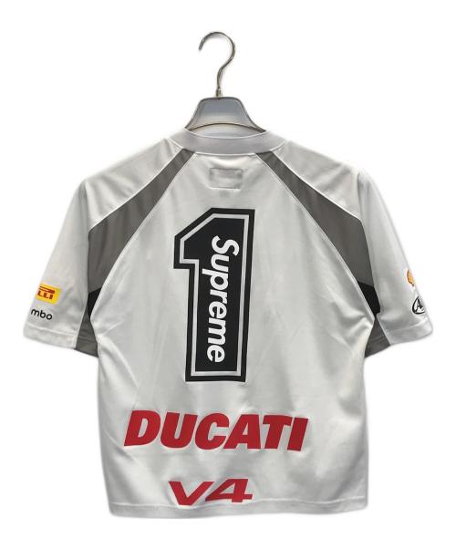 SUPREME（シュプリーム）SUPREME (シュプリーム) DUCATI (ドゥカティ) 24SS Soccer Jersey ホワイト サイズ:Sの古着・服飾アイテム