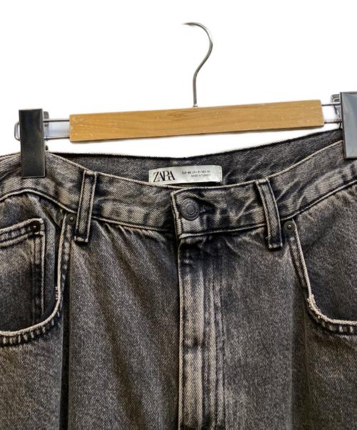 ZARA（ザラ）ZARA (ザラ) ユーティリティカーゴデニムパンツ ブラック サイズ:EUR 40の古着・服飾アイテム