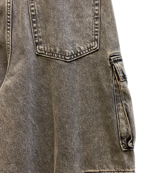 ZARA（ザラ）ZARA (ザラ) ユーティリティカーゴデニムパンツ ブラック サイズ:EUR 40の古着・服飾アイテム