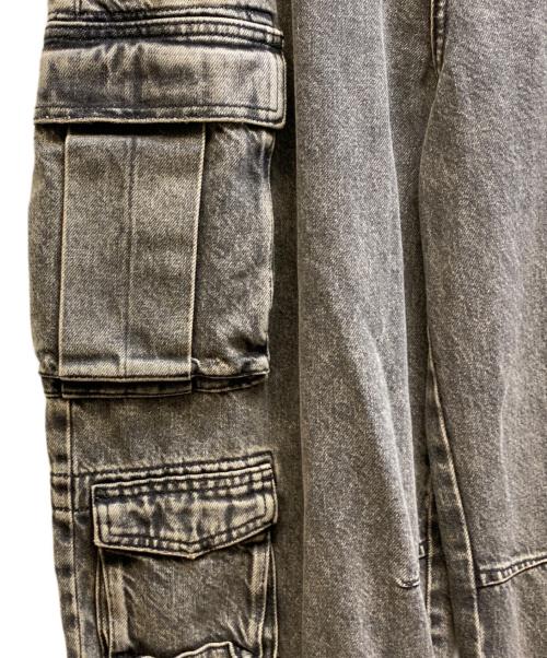 ZARA（ザラ）ZARA (ザラ) ユーティリティカーゴデニムパンツ ブラック サイズ:EUR 40の古着・服飾アイテム