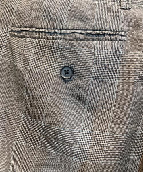 KOLOR（カラー）KOLOR (カラー) チュールレイヤードスラックス ブラウン サイズ:1の古着・服飾アイテム