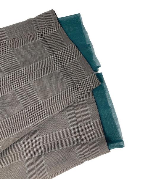 KOLOR（カラー）KOLOR (カラー) チュールレイヤードスラックス ブラウン サイズ:1の古着・服飾アイテム