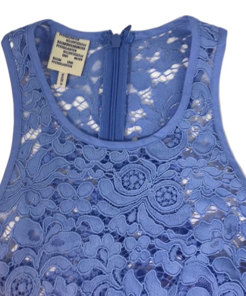 BAUM UND PFERDGARTEN（バウムウンドヘルガーデン）BAUM UND PFERDGARTEN (バウムウンドヘルガーデン) フラワーレースノースリーブワンピース ブルー サイズ:36の古着・服飾アイテム