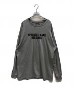 BUDSPOOLバッズプール）の古着「刺繍ロゴカットソー」｜グレー