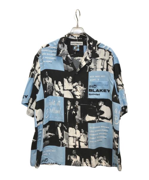 WACKO MARIA（ワコマリア）WACKO MARIA (ワコマリア) BLUE NOTE (ブルーノート) S/S HAWAIIAN SHIRT - TYPE-3 ブラック×ブルー サイズ:XXLの古着・服飾アイテム