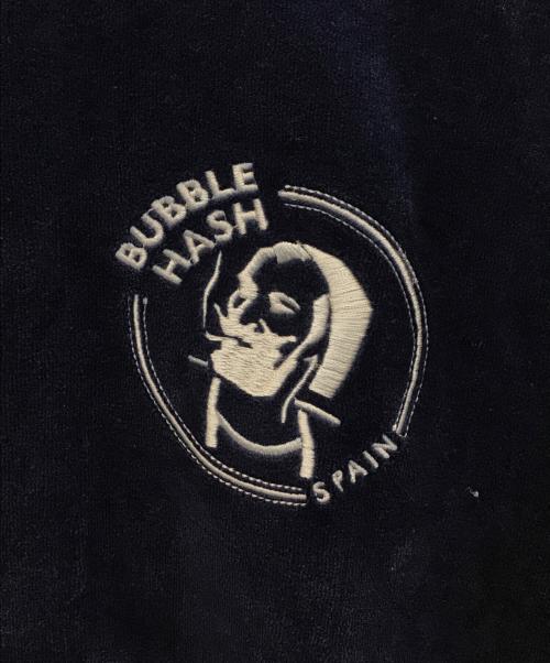 BUDSPOOL（バッズプール）BUDSPOOL (バッズプール) BUBBLE HASH VELOUR S/S TEE ネイビー サイズ:XXLの古着・服飾アイテム