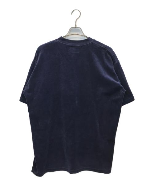 BUDSPOOL（バッズプール）BUDSPOOL (バッズプール) BUBBLE HASH VELOUR S/S TEE ネイビー サイズ:XXLの古着・服飾アイテム