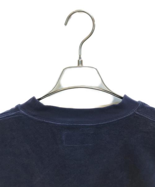 BUDSPOOL（バッズプール）BUDSPOOL (バッズプール) BUBBLE HASH VELOUR S/S TEE ネイビー サイズ:XXLの古着・服飾アイテム