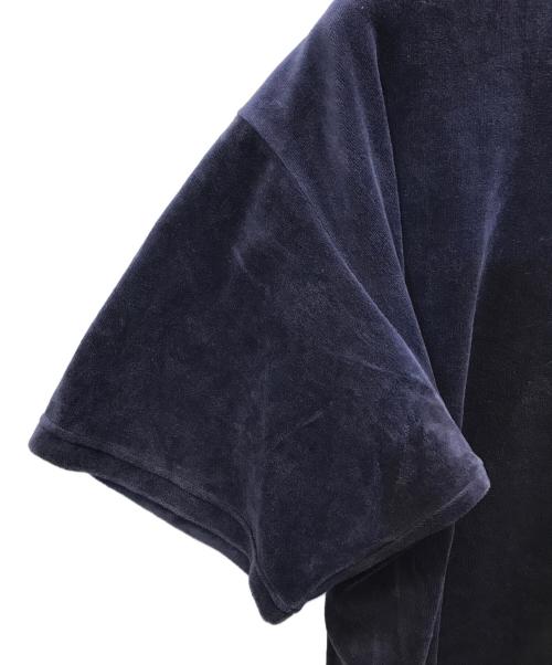 BUDSPOOL（バッズプール）BUDSPOOL (バッズプール) BUBBLE HASH VELOUR S/S TEE ネイビー サイズ:XXLの古着・服飾アイテム