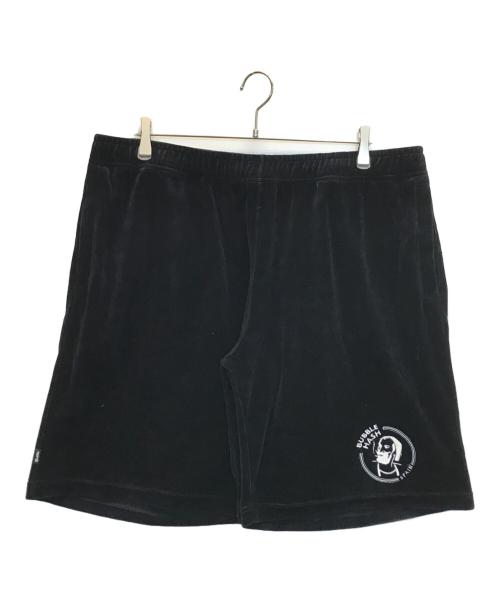 BUDSPOOL（バッズプール）BUDSPOOL (バッズプール) BUBBLE HASH VELOUR TRUCK SHORTS ブラック サイズ:XLの古着・服飾アイテム