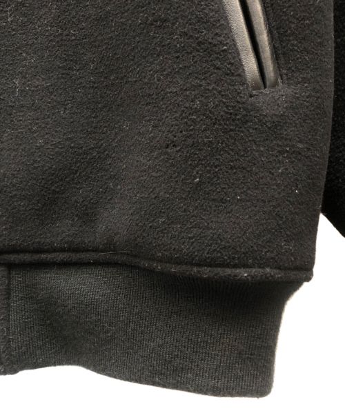 BUDSPOOL（バッズプール）BUDSPOOL (バッズプール) CLASSIC LOGO MELTON VARSITY JACKET ブラック サイズ:XXLの古着・服飾アイテム