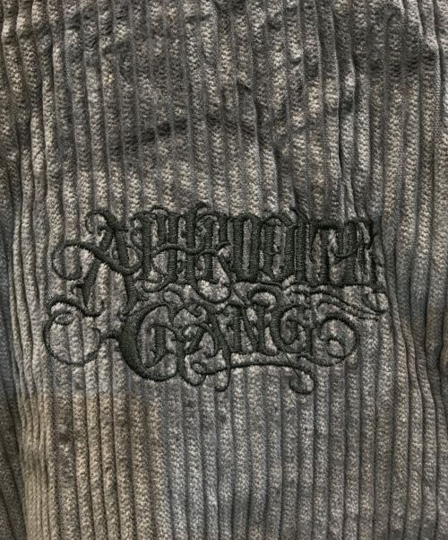 BUDSPOOL（バッズプール）BUDSPOOL (バッズプール) コーデュロイプルオーバーパーカー グレー サイズ:3XLの古着・服飾アイテム