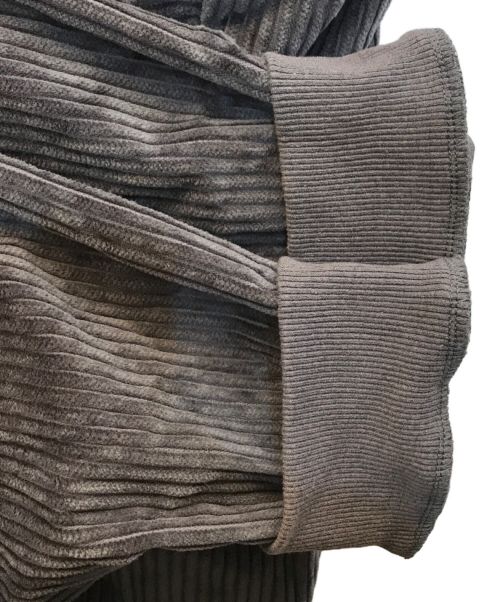 BUDSPOOL（バッズプール）BUDSPOOL (バッズプール) コーデュロイプルオーバーパーカー グレー サイズ:3XLの古着・服飾アイテム