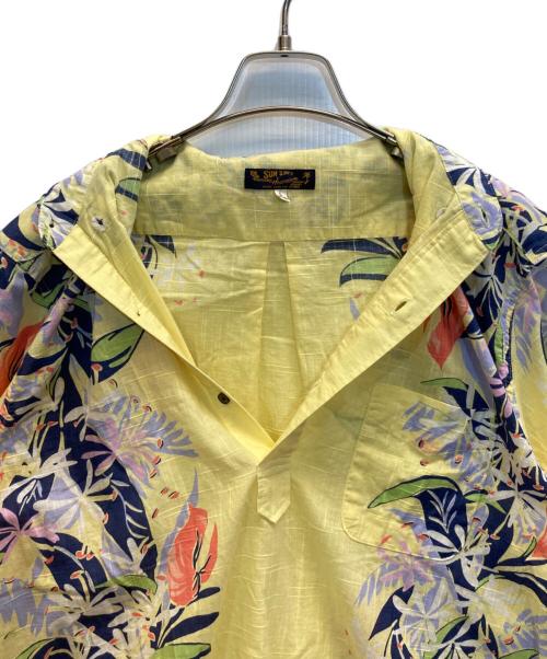 Sun Surf（サンサーフ）Sun Surf (サンサーフ) アロハシャツ イエロー サイズ:Lの古着・服飾アイテム