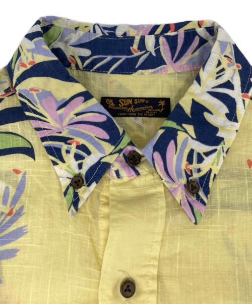 Sun Surf（サンサーフ）Sun Surf (サンサーフ) アロハシャツ イエロー サイズ:Lの古着・服飾アイテム