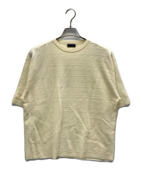 SADE（シャーデー）SADE (シャーデー) 半袖ニット ホワイト サイズ:2の古着・服飾アイテム