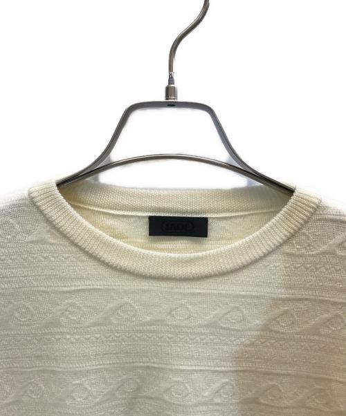 SADE（シャーデー）SADE (シャーデー) 半袖ニット ホワイト サイズ:2の古着・服飾アイテム