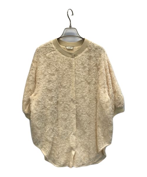 CLANE（クラネ）CLANE (クラネ) FRINGE HALF SLEEVE CARDIGAN アイボリー サイズ:1の古着・服飾アイテム