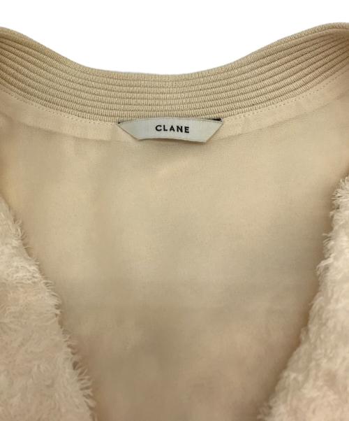 CLANE（クラネ）CLANE (クラネ) FRINGE HALF SLEEVE CARDIGAN アイボリー サイズ:1の古着・服飾アイテム