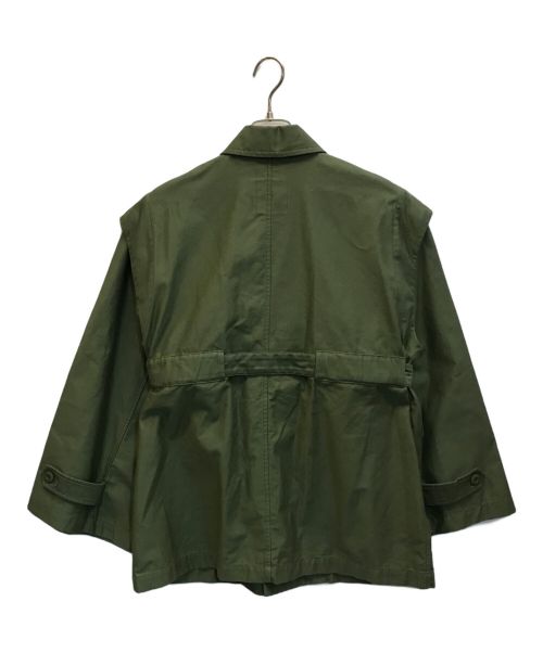 CLANE（クラネ）CLANE (クラネ) 2WAY MILITARY JACKET グリーン サイズ:Mの古着・服飾アイテム