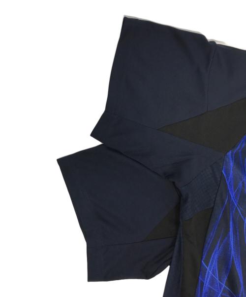 Y-3（ワイスリー）Y-3 (ワイスリー) ゲームシャツ ブルー サイズ:3XLの古着・服飾アイテム