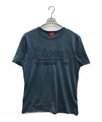 DIESELディーゼル）の古着「T-RAWJUST ロゴ Tシャツ」｜ブルー