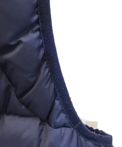 POLO RALPH LAUREN（ポロ・ラルフローレン）POLO RALPH LAUREN (ポロ・ラルフローレン) クッキーパッチダウンベスト ネイビー×レッド サイズ:Sの古着・服飾アイテム