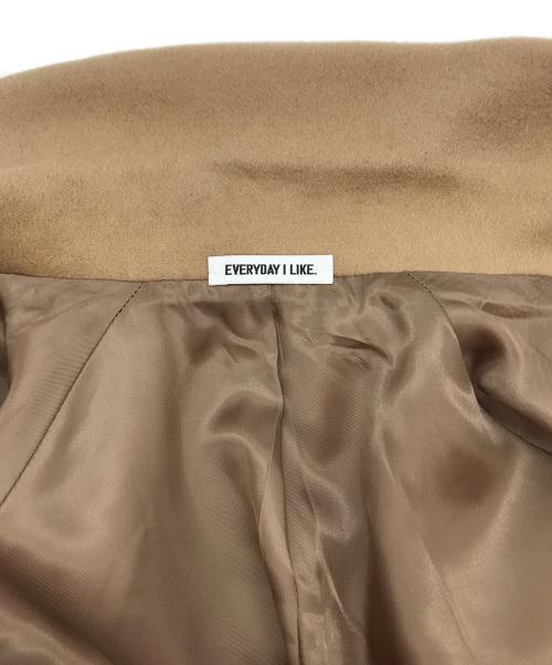 EVERYDAY I LIKE.（エヴリデイ アイ ライク）EVERYDAY I LIKE. (エヴリデイ アイ ライク) Short Double コート ブラウン サイズ:FREEの古着・服飾アイテム