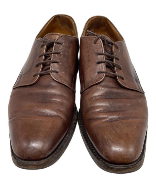 CHEANEY（チーニー）CHEANEY (チーニー) 外羽根プレーントゥシューズ ブラウン サイズ:6の古着・服飾アイテム