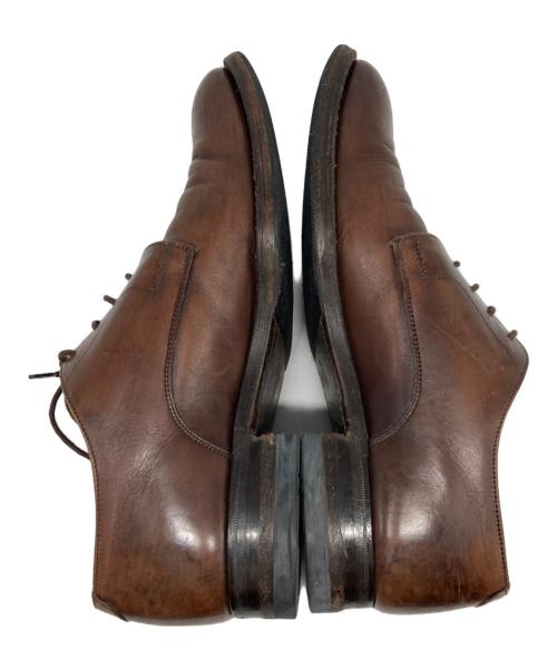CHEANEY（チーニー）CHEANEY (チーニー) 外羽根プレーントゥシューズ ブラウン サイズ:6の古着・服飾アイテム