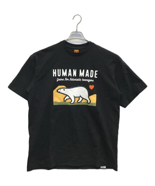HUMAN MADE（ヒューマンメイド）HUMAN MADE (ヒューマンメイド) Polar Bear T-SHIRT ブラック サイズ:XLの古着・服飾アイテム