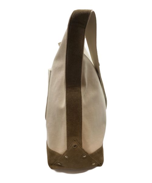 HENDER SCHEME（エンダースキーマ）HENDER SCHEME (エンダースキーマ) campus suede shoulder アイボリーの古着・服飾アイテム