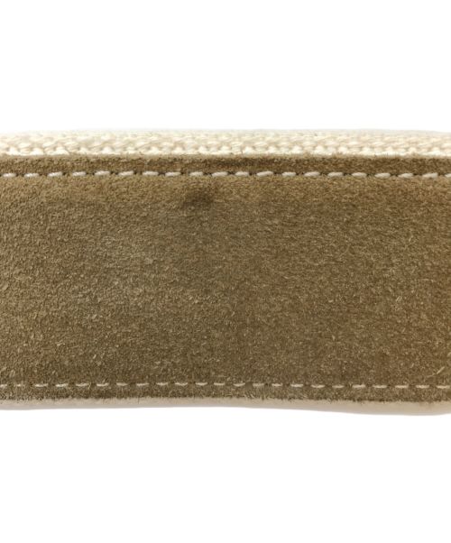 HENDER SCHEME（エンダースキーマ）HENDER SCHEME (エンダースキーマ) campus suede shoulder アイボリーの古着・服飾アイテム