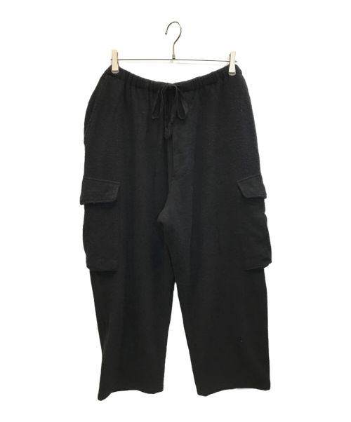 COMOLI（コモリ）COMOLI (コモリ) 縮絨ウール 6Pパンツ ブラック サイズ:3の古着・服飾アイテム
